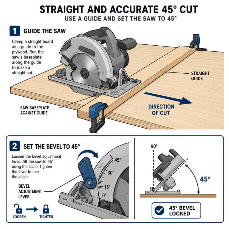 How to Use a Circular Saw: A Beginner’s Safety & Cuts Guide