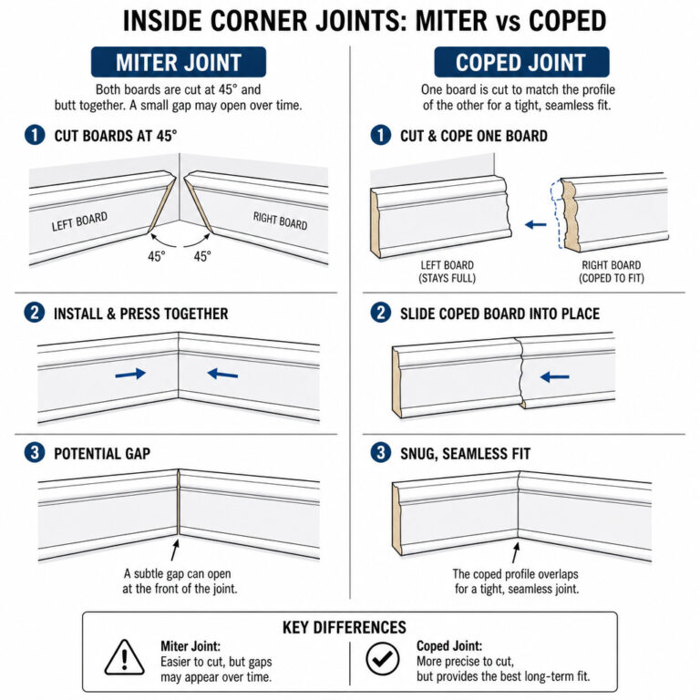 How to Cut Baseboard with a Miter Saw: Pro Angles & Cuts