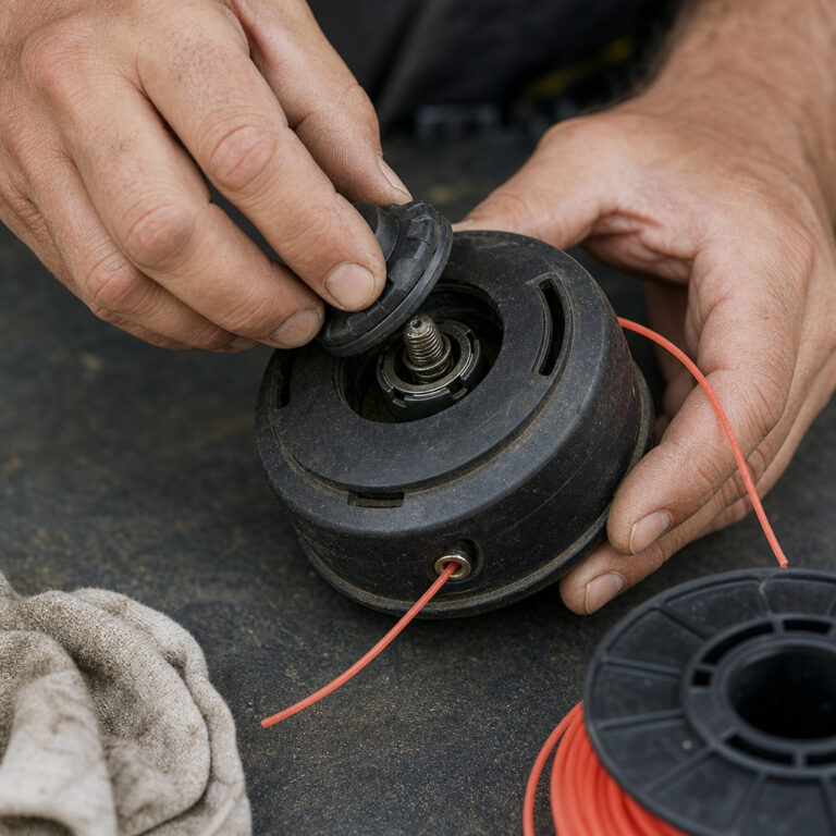 The Right Way to Thread a Weed Trimmer for a Tight, Even Feed