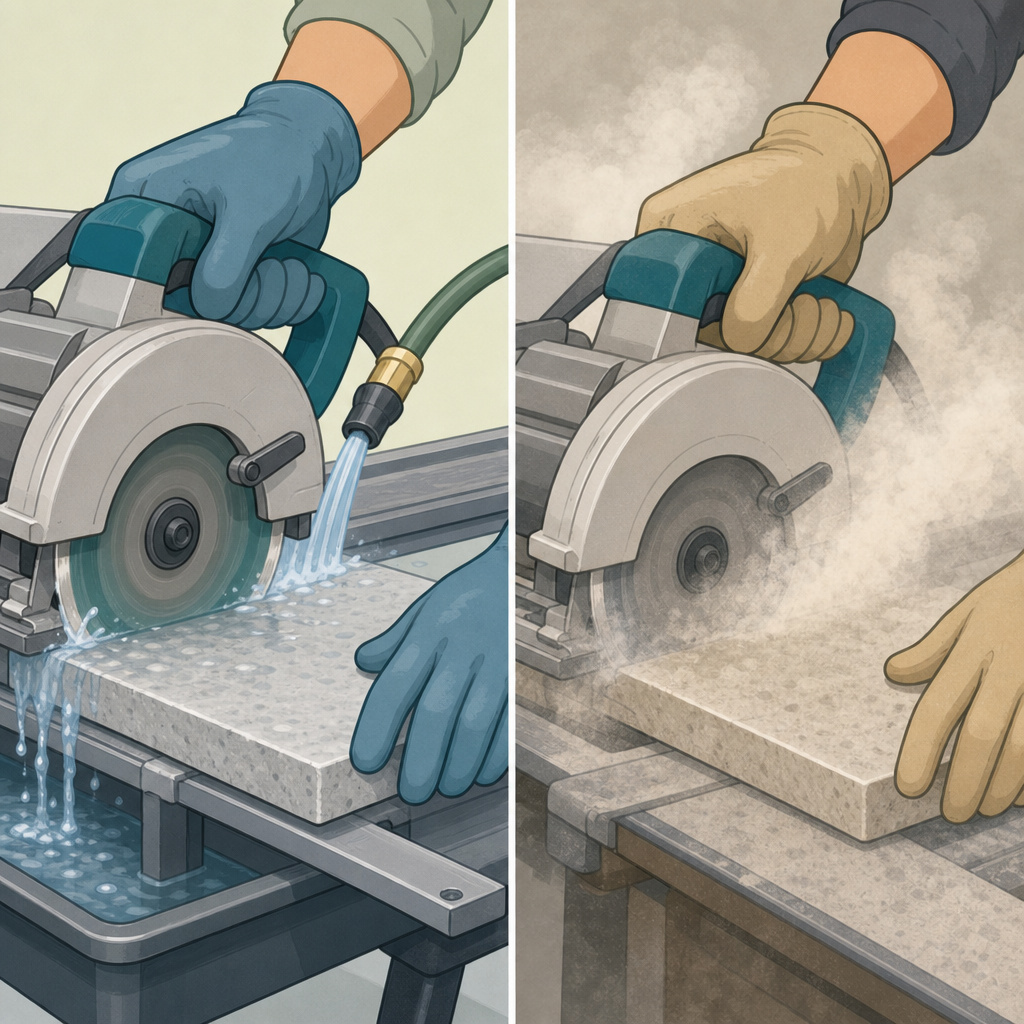 Wet Cutting vs. Dry Cutting: It's a Safety Issue, Not a Preference