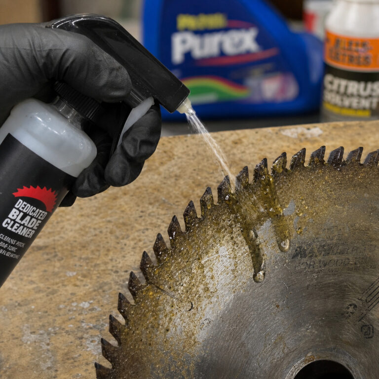 How to Clean a Table Saw Blade the Right Way (3 Steps)
