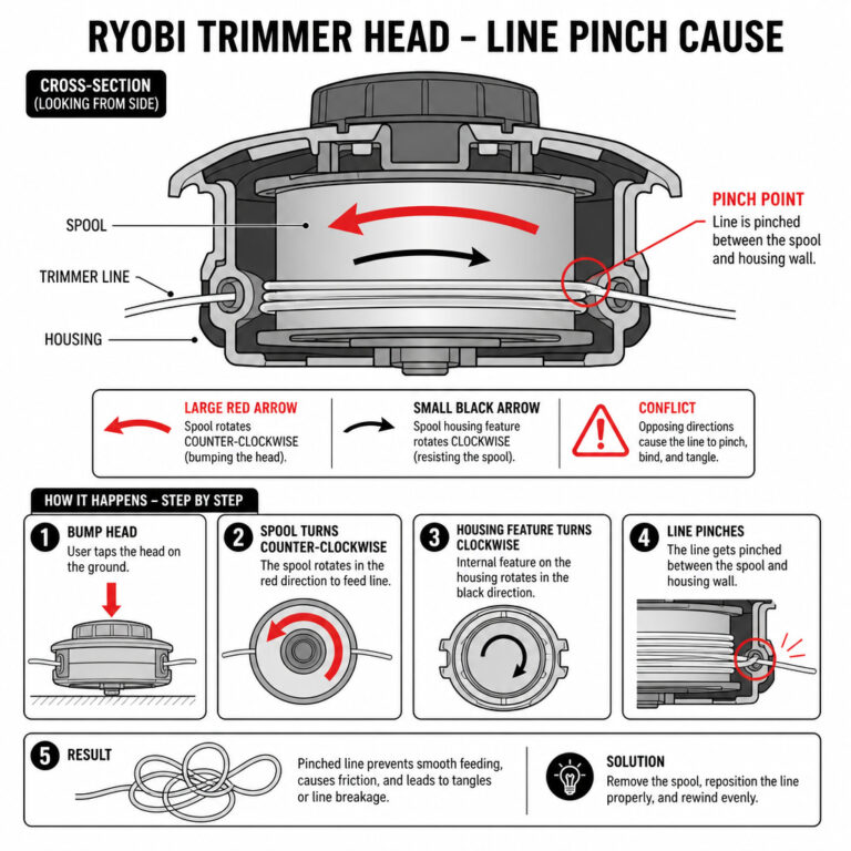 How to Replace String on Ryobi 18V Trimmer (5-Minute Fix)