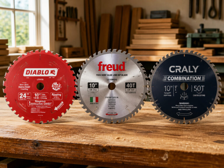 6 Best 10-Inch Table Saw Blades for Ripping Hardwoods 2026
