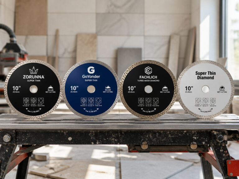 7 Best 10-Inch Wet Saw Blades for Porcelain Tiles 2026