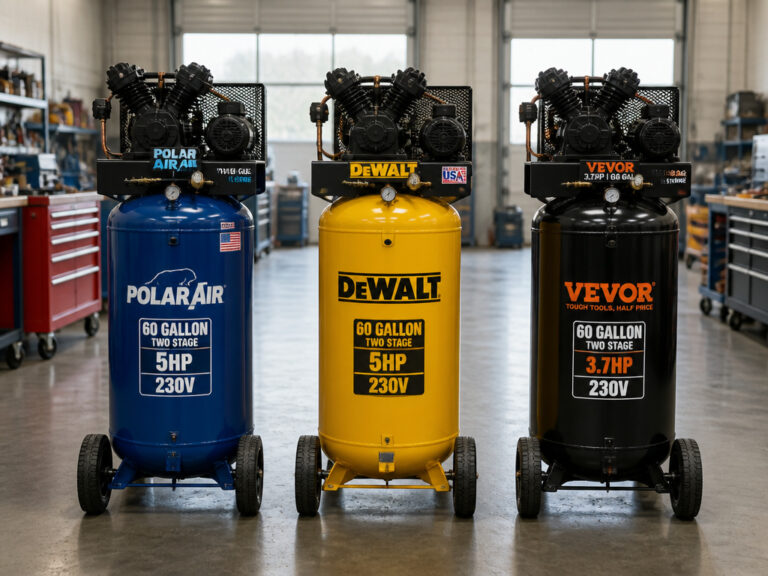 5 Best 60 Gallon 2 Stage Air Compressors of 2026