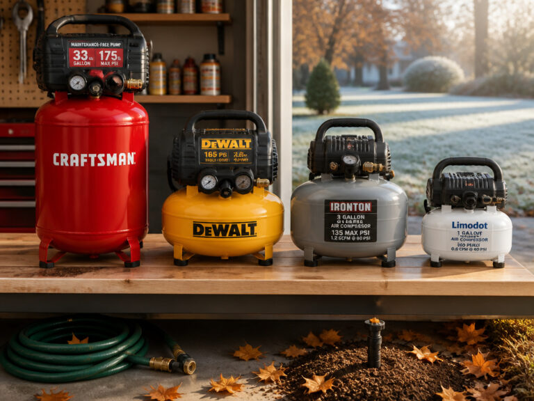 8 Best Air Compressors for Blowing Out Sprinklers 2026