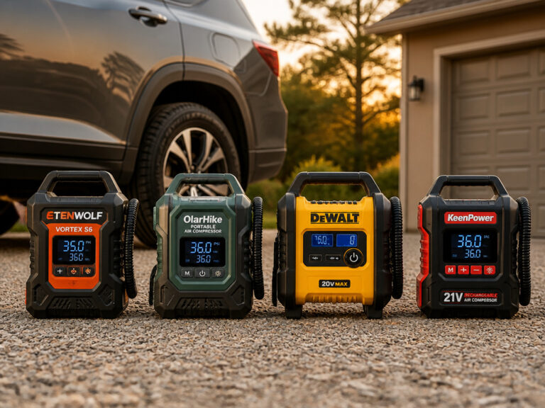 8 Best Battery Powered Air Compressors of 2026