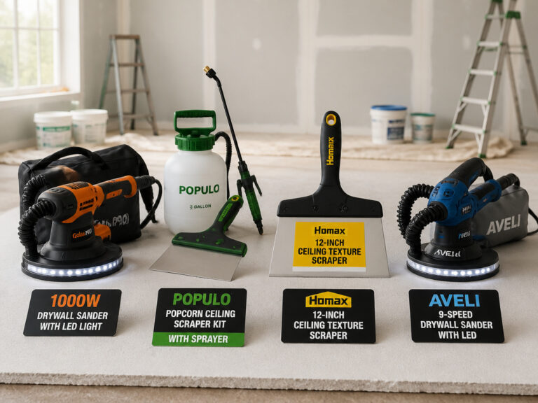 8 Best Popcorn Ceiling Removal Tools 2026