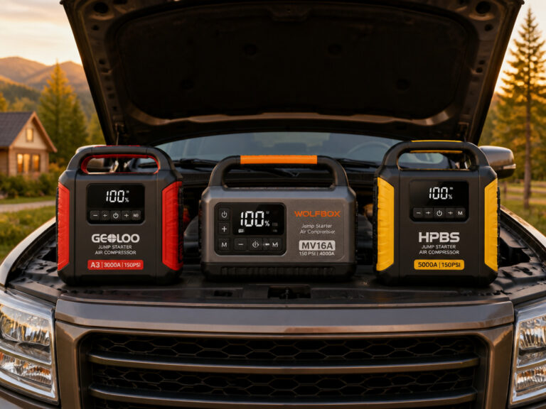 Best Portable Jump Starters with Air Compressor 2026