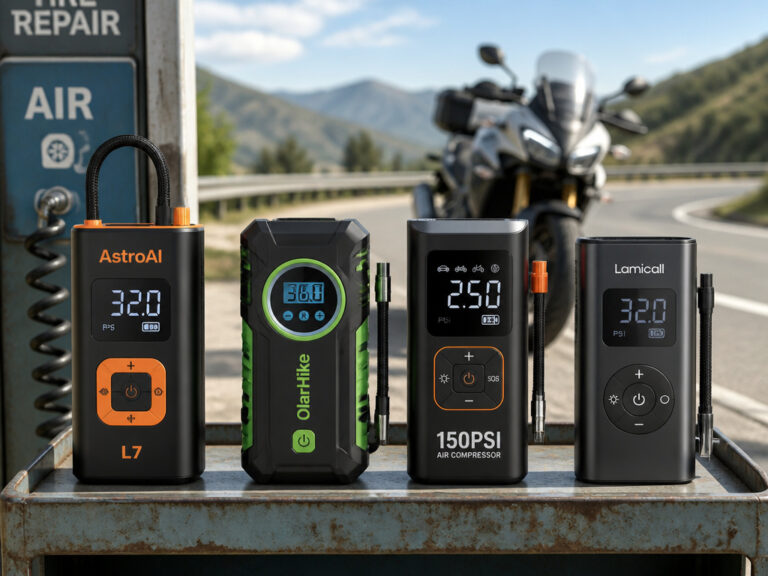 7 Best Portable Tire Inflators for Motorcycles 2026