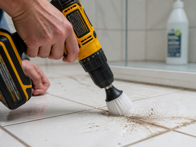 The Right Way to Use a Drill Attachment for Shower Cleaning