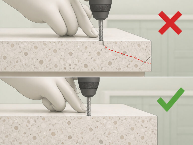 Learn How to Drill a Hole in a Quartz Countertop Safely