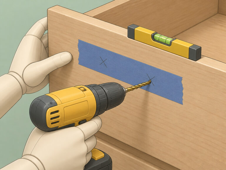 The Correct Way to Drill Holes for Drawer Pulls & Hardware