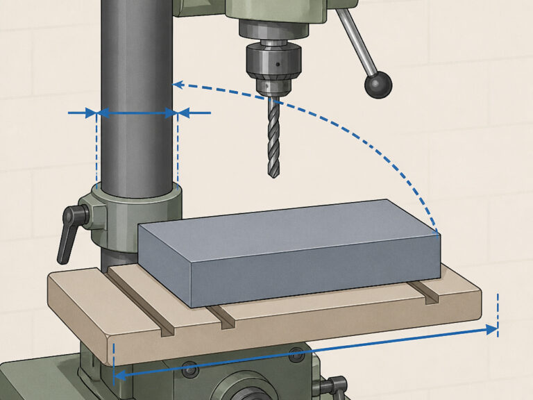 What Drill Press Swing Is and Why This Spec Is Crucial
