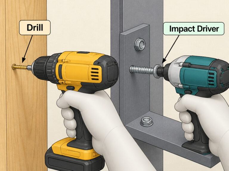 When to Use an Impact Driver vs a Drill | Tool Comparison