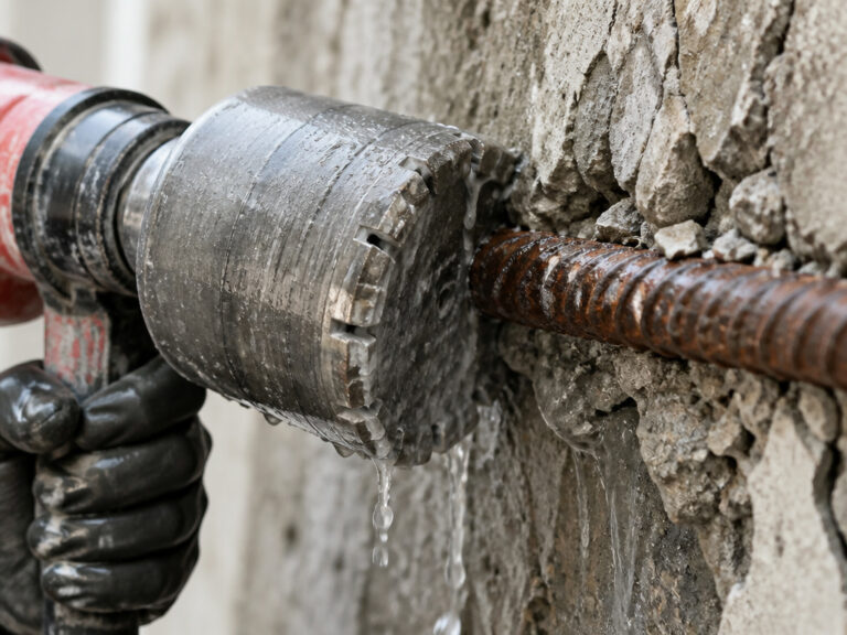 How to Drill a 4 Inch Hole in Concrete | The 1700 RPM Rule